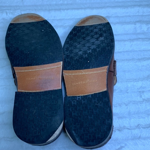 Tommy Hilfiger Brown Leather Slip On Shoes‎ - Picture 7 of 8
